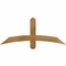 Ekena Millwork Bellingham Rough Sawn Timber Gable Bracket, Western Red Cedar, 48"W x 20"H x 4"D x 4"F, 10/12 Pitch GBW048X20X0404BEL00RWR - alternate 1
